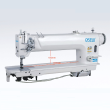 QS-8750DL-560 Direct drive long arm high speed double needle lockstitch big hook needle bar seperated industrial sewing machine